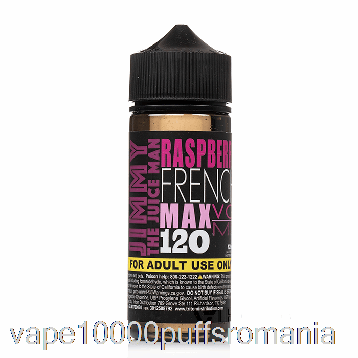 Vape Romania Raspberry French - Jimmy The Juiceman - 120ml 3mg